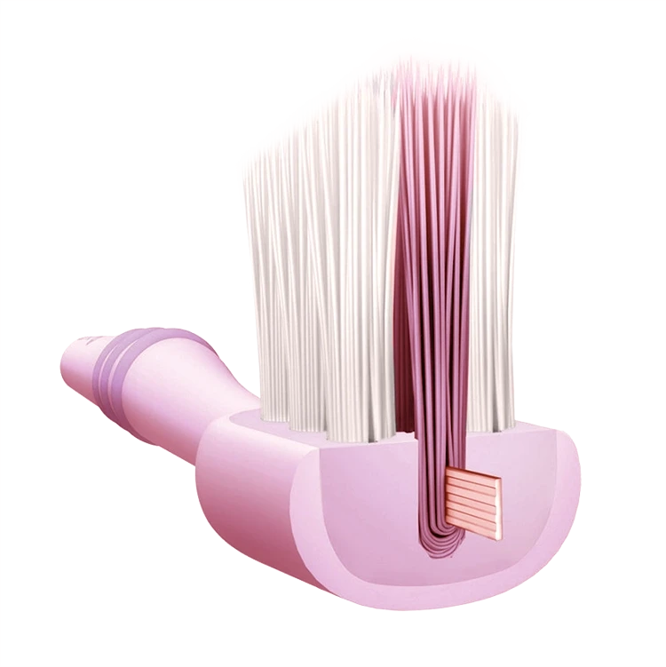 Зубная щётка детская Dr.Bei Toothbrush Children Розовая - фото 10 - id-p226738651