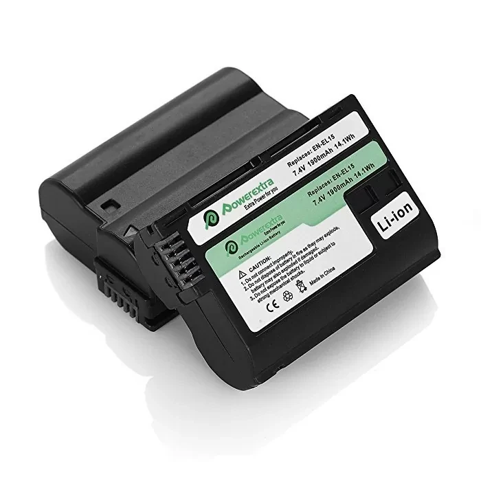 2 аккумулятора EN-EL15 + зарядное устройство Powerextra CO-7134 - фото 5 - id-p226743654