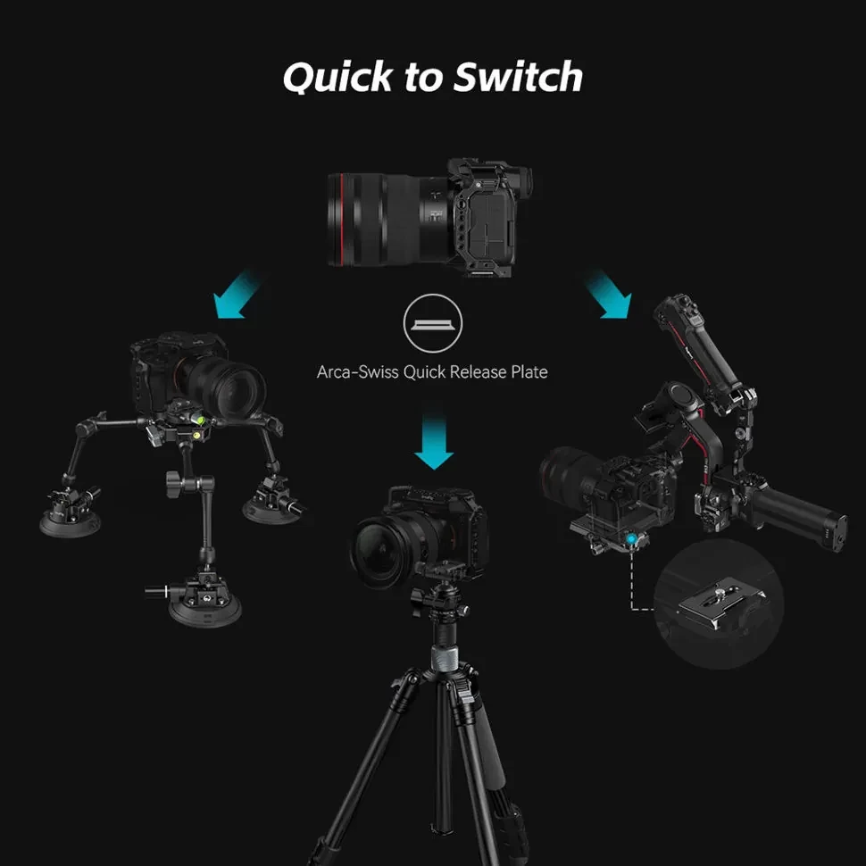 Система креплений SmallRig SC-15K 4-Arm Suction Cup Camera Mount Kit - фото 7 - id-p226762298