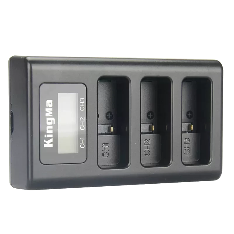 Зарядное устройство тройное KingMa Triple charger для GoPro Hero 5/6/7/8 - фото 3 - id-p226743691