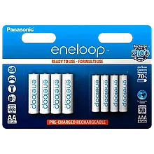 Комплект аккумуляторных батарей Panasonic eneloop BK-KJMCCE44E (4 AAA + 4 AA)