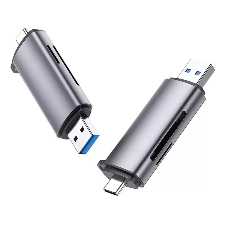 Кардридер Ugreen CM185 Type-C/USB3.0 Серый - фото 10 - id-p226761447