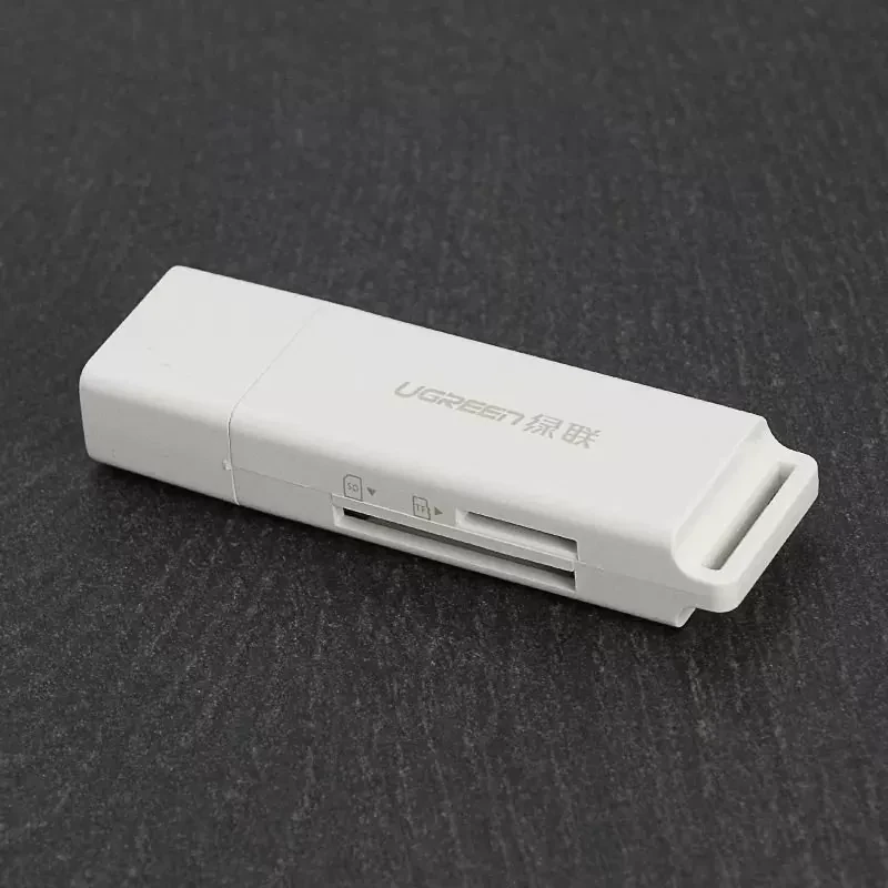 Кардридер Ugreen CM104 USB 3.0 TF + SD Белый - фото 7 - id-p226761456