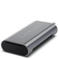 Кардридер Satechi Aluminum Type-C, USB 3.0, Micro/SD Серый космос