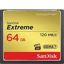Карта памяти SanDisk Extreme CF UDMA7, 64GB