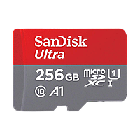 Карта памяти SanDisk Ultra microSDXC 256Gb A1 UHS-I Class 1 (U1) Class 10