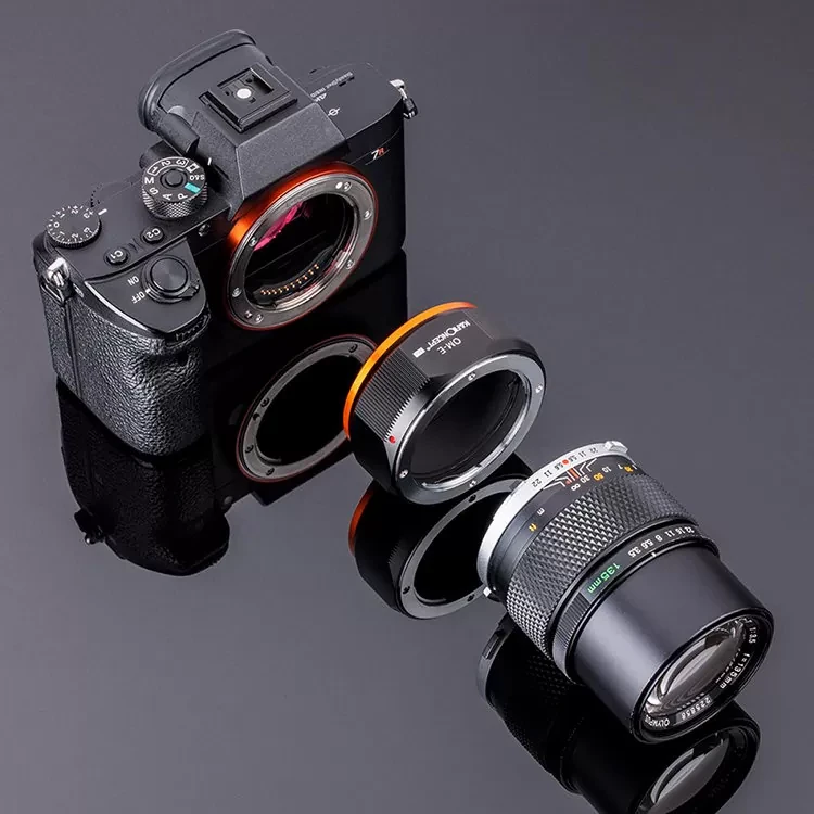 Адаптер K&F Concept M16105 объектива OM на камеру E-mount - фото 3 - id-p226744585