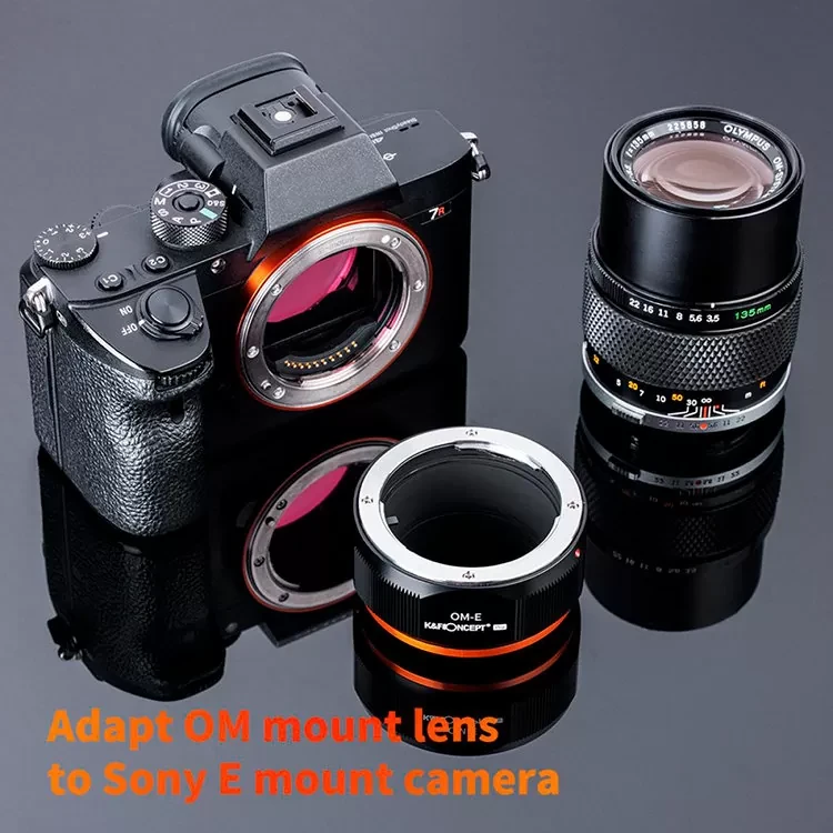 Адаптер K&F Concept M16105 объектива OM на камеру E-mount - фото 7 - id-p226744585