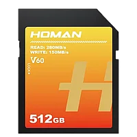 Карта памяти Homan UHS-II SDXC (V60) 512Gb