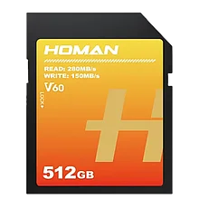 Карта памяти Homan UHS-II SDXC (V60) 512Gb