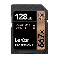 Карта памяти Lexar SDXC 128Gb V30 UHS-I U3