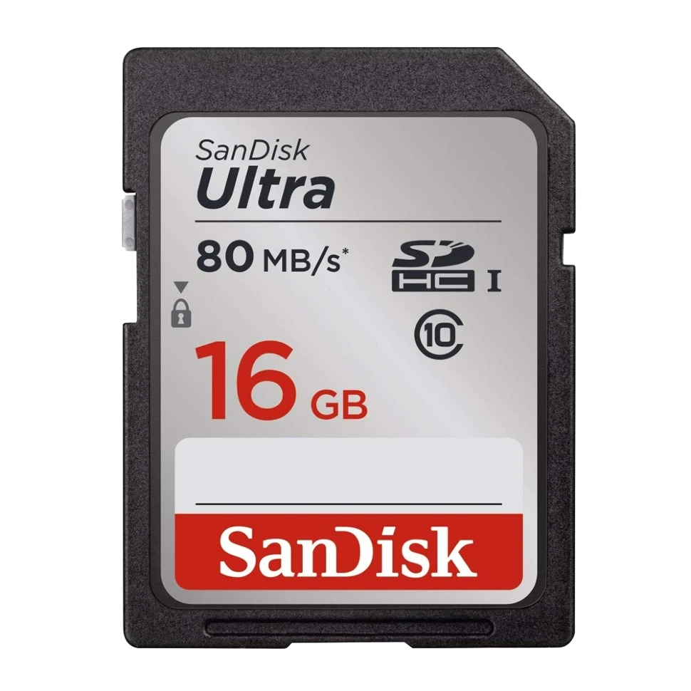 Карта памяти SanDisk Ultra SDHC UNC 16Gb UHS-I U1 Class10 - фото 1 - id-p226761514