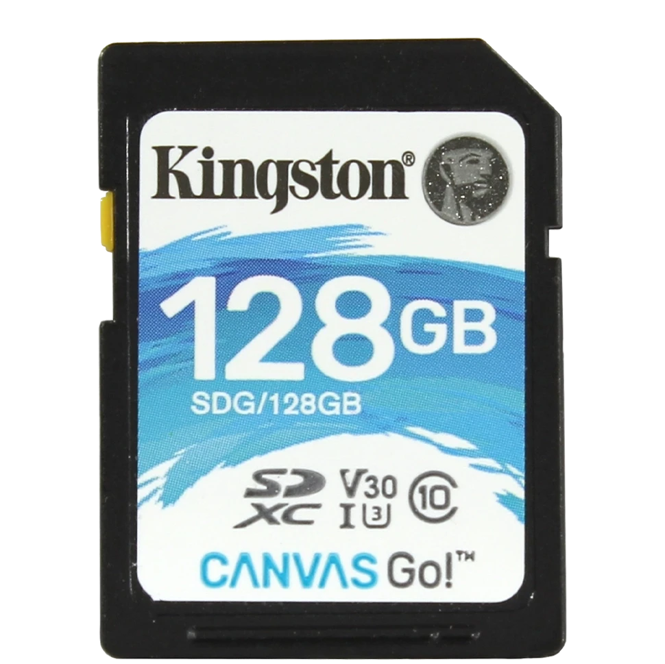 Карта памяти Kingston SDXC 128Gb V30 UHS-I U3