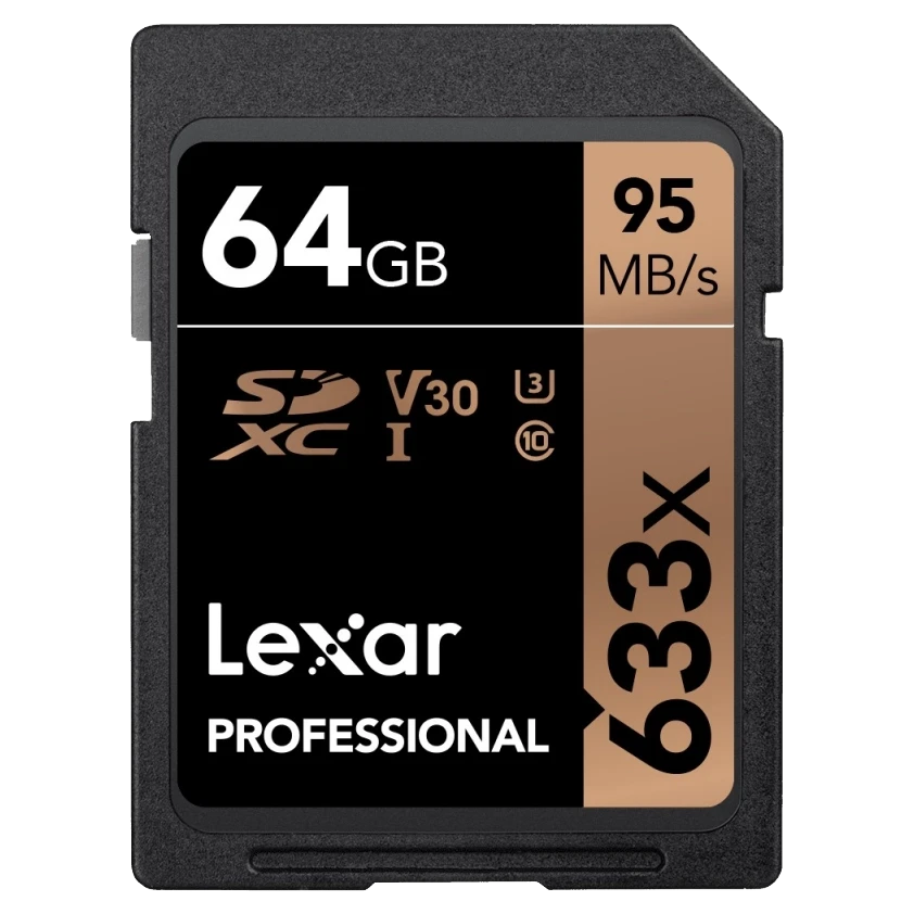 Карта памяти Lexar SDXC 64Gb V30 UHS-I U3 (633x) - фото 1 - id-p226761529