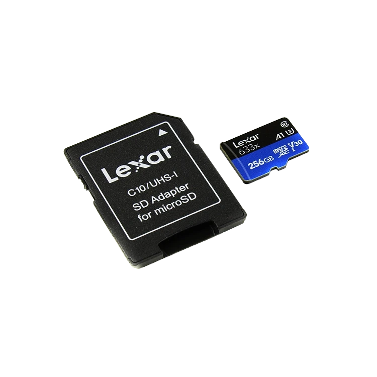 Карта памяти Lexar microSDXC 256Gb A1 V30 UHS-I U3 + SD Adapter - фото 2 - id-p226761534