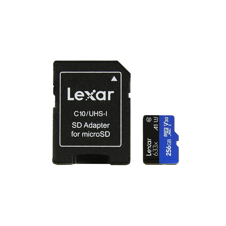 Карта памяти Lexar microSDXC 256Gb A1 V30 UHS-I U3 + SD Adapter - фото 3 - id-p226761534