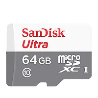 Карта памяти SanDisk Ultra microSDXC 64Gb UHS-I U1 Class10