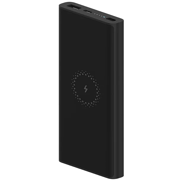 Внешний аккумулятор с беспроводной зарядкой Xiaomi Mi Wireless Charger Youth Version 10000 мАч Чёрный - фото 1 - id-p226740514