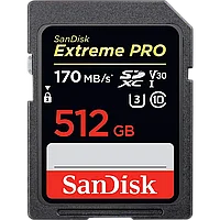 Карта памяти SanDisk Extreme Pro SDXC Card 512GB V30 UHS- I U3
