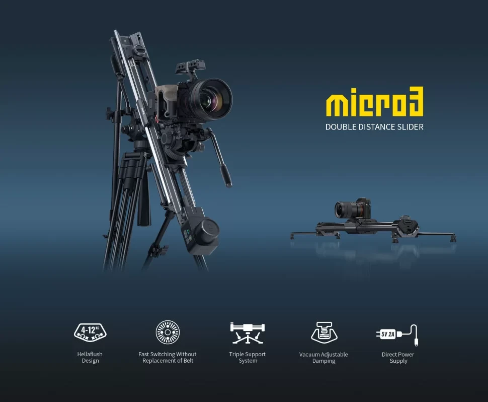 Слайдер моторизованный Zeapon Micro3 E700 PONS PT Kit - фото 2 - id-p226746621
