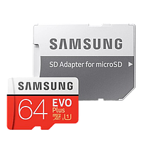 Карта памяти Samsung EVO microSD 64 GB (2020)