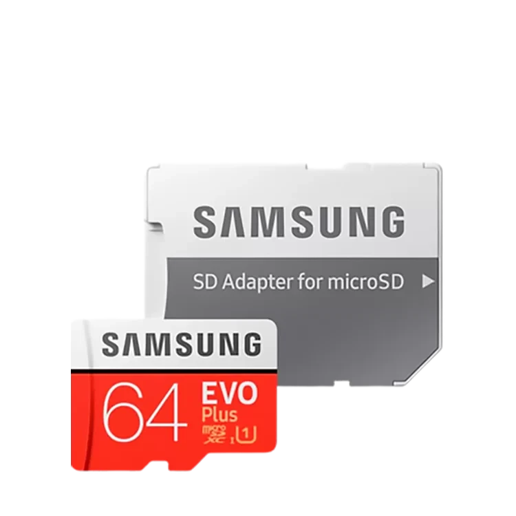 Карта памяти Samsung EVO Plus microSDXC 64Gb Class10 UHS-I U1 + SD Adapter - фото 1 - id-p226761554