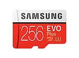 Карта памяти Samsung EVO Plus microSDXC 256Gb HA/RU Class10 UHS-I U3 + SD Adapter, фото 6
