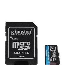 Карта памяти Kingston Canvas Go! Plus MicroSDXC 64 Гб A2, V30, UHS-I Class 3 (U3), Class 10