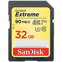 Карта памяти SanDisk Extreme Plus SDHC 32Gb UHS-I U3