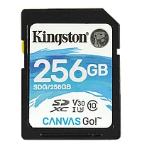 Карта памяти Kingston SDXC 256Gb V30 UHS-I U3