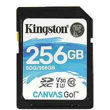 Карта памяти Kingston SDXC 256Gb V30 UHS-I U3