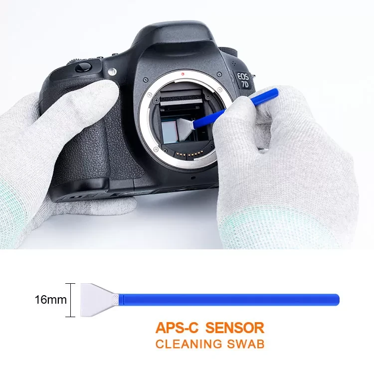 Набор для ухода за матрицей K&F Concept 16mm APS-C Sensor Cleaning Swab Kit - фото 4 - id-p226745730
