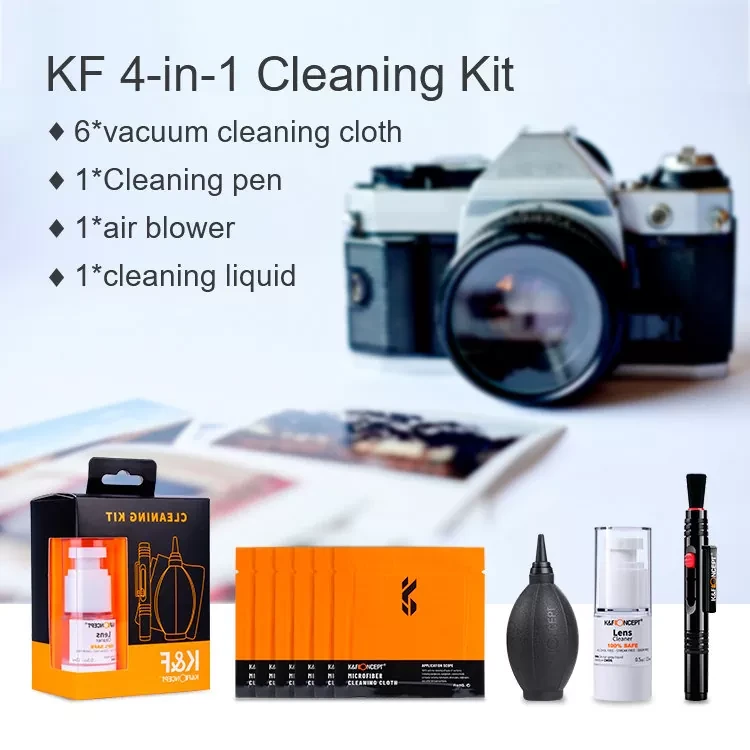 Набор для ухода за оптикой K&F Concept 4-in-1 Cleaning Kit - фото 3 - id-p226745732