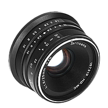 Объектив 7Artisans 25mm F1.8 E-mount Чёрный