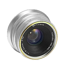 Объектив 7Artisans 25mm F1.8 E-Mount Серебро