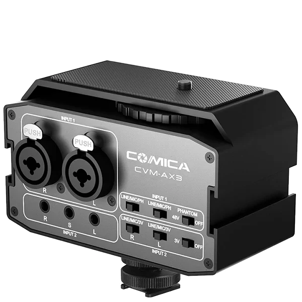 Микшер двуканальный CoMica CVM-AX3 XLR - фото 1 - id-p226762801