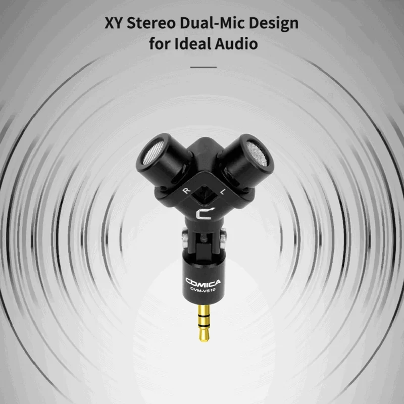 Микрофон стерео X/Y CoMica VS10 для камеры и GoPro - фото 7 - id-p226762862