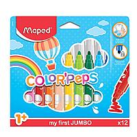 Фломастеры Maped "Color Peps Jumbo", 12 шт