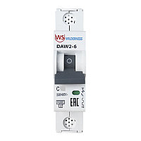 Автоматический выключатель DAW2-6 1P 32A 6кA х-ка C, Wilderness, арт.DAW2-6-1-C032