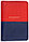 Обложка для паспорта OfficeSpace Duo 95*135 мм, красная/синяя, фото 2