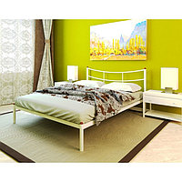 Кровать «Софья», 1200×2000 мм, металл, цвет белый