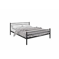 Кровать «Милана Плюс», 1400×2000 мм, металл, цвет чёрный