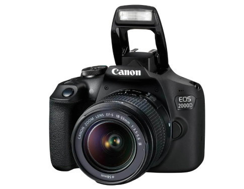 Зеркальный фотоаппарат Canon EOS 2000D Kit 18-55mm III - фото 2 - id-p226764334