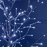 Светодиодное дерево «Серебристое» 1.8 м, 180 LED, постоянное свечение, 220 В, свечение белое, фото 3