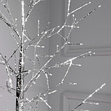 Светодиодное дерево «Серебристое» 1.8 м, 180 LED, постоянное свечение, 220 В, свечение белое, фото 4