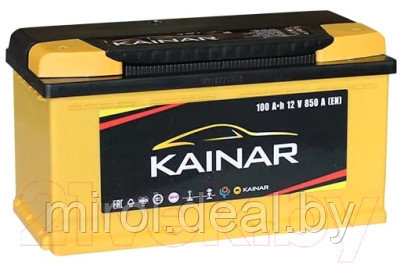 Автомобильный аккумулятор Kainar R+ / 100 10 14 02 0121 08 11 0 L - фото 1 - id-p226765525
