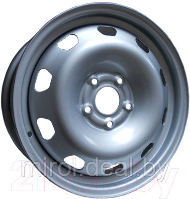 Штампованный диск ТЗСК Renault Duster 16x6.5" 5x114.3мм DIA 66.1мм ET 50мм / TZSK0013 S - фото 1 - id-p226766584