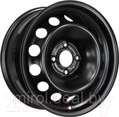 Штампованный диск Magnetto Wheels 15001 15x6" 4x100мм DIA 60.1мм ET 50мм Black - фото 1 - id-p226767238