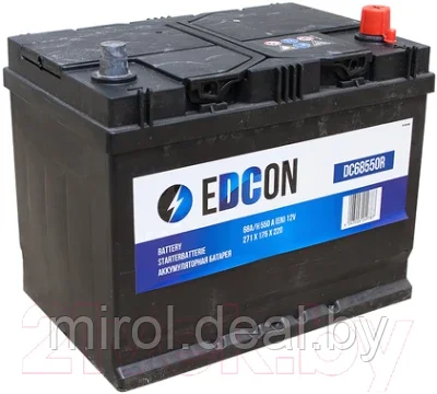 Автомобильный аккумулятор Edcon DC68550R - фото 1 - id-p226768036