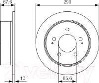 Тормозной диск Bosch 0986479U21